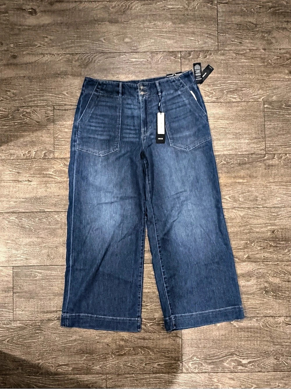 Liverpool Wide Leg Jeans Blue Waist 16/33 NWT